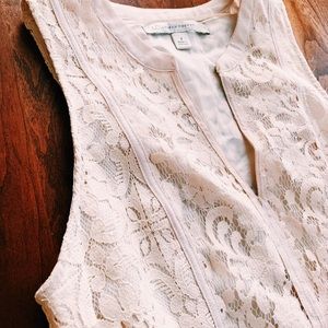 Cream Lace Dress